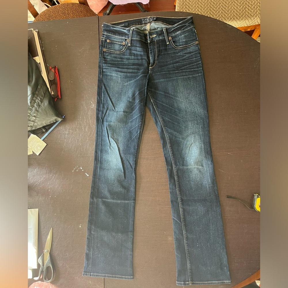 Lucky Brand Lolita Boot Dark Blue Denim Jeans